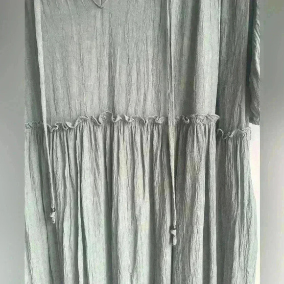 GENTLE FAWN Joplin  Dress Pastel Green Lined Gathered Waist Short Size XS - Picture 8 of 10